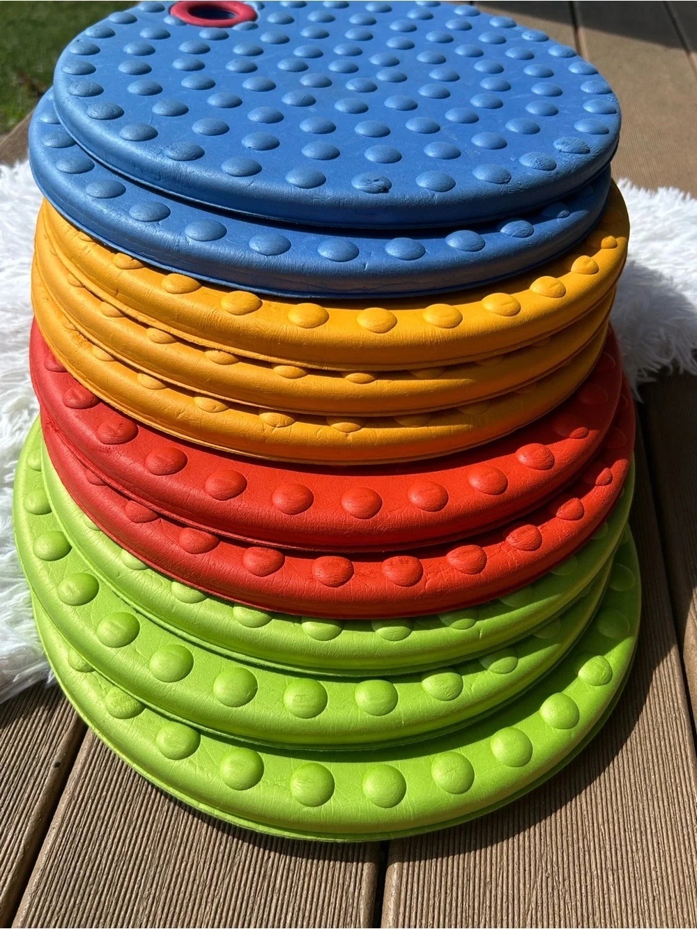 IKEA Vintage Maria Vinka PS UNDERBAR Tactile Cushion Mats  10-Piece Set